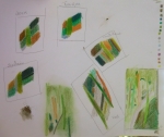 dessinjer au jardin des plantes, muséum, jardin alpin, travailler la couleur, dessiner,  aquarelle