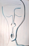 James Ensor, portrait, dessiner le visage, manga, dessiner confiné, dessiner à la maison, 